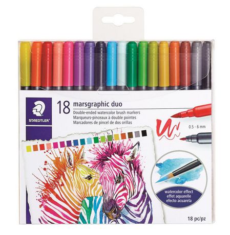 Marsgraphic Double Ended Watercolor Brush Markers