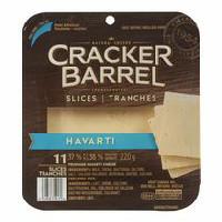 Cracker Barrel Havarti Natural Cheese Slices