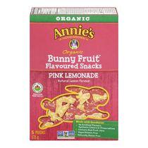 Annie's Homegrown Organic Pink Lemonade Bunny Fruit Flavoured Snacks