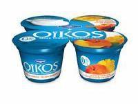 OIKOS Peach-Mango 0% M.F. Greek yogurt