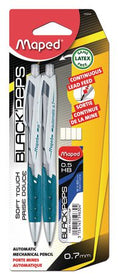 Assorted 0.7 mm Automatic Mechanical Pencils with Leads Refills