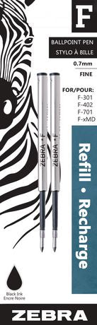 Zebra F-Refill Fine Point Pen - Black