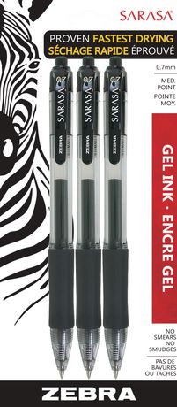 Zebra Sarasa Retractable Gel Pens