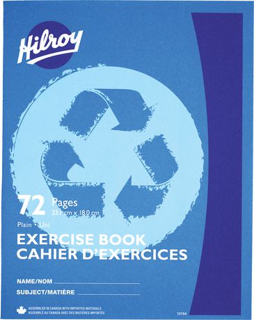 Recycled Exercise Book Plain