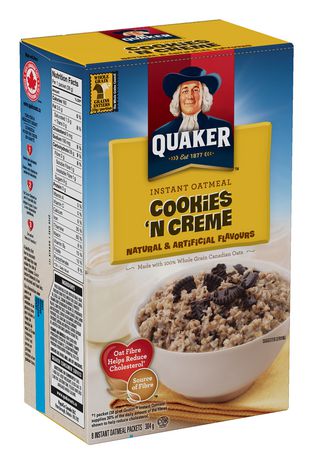 Quaker Cookies ‘n Creme Instant Oatmeal