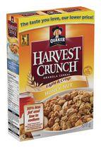 Quaker Harvest Crunch Light & Crisp Honey Nut Granola Cereal