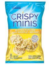 Quaker Crispy Minis Butter Popcorn Rice Chips