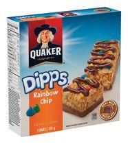 Quaker Dipps Rainbow Chip Granola Bars