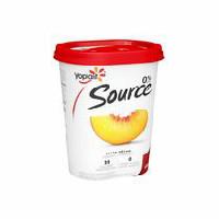 Yoplait Source Peach Yogurt