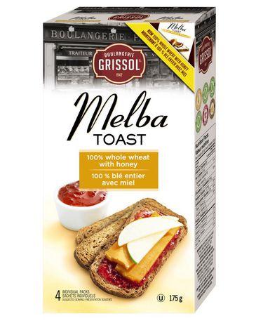 Dare Foods Boulangerie Grissol Whole Wheat with Honey Melba Toast