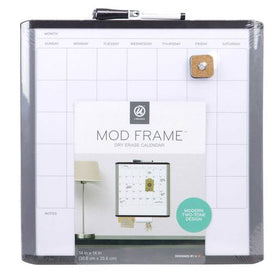 Mod Frame Dry Erase Calendar Board