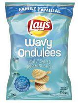 Wavy Lay's Lightly Salted Potato Chips