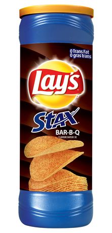 Lay's Stax Bar•B•Q Flavour Potato Chips