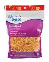 Great Value Nacho Blend Shredded Cheese