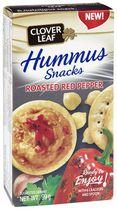 Clover Leaf Hummus with Roasted Red Pepper Snacks Kit