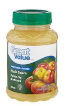 Great Value Regular Sweetened Apple Sauce