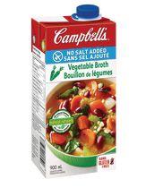 Campbell No Salt Added Natural Vegetable Broth