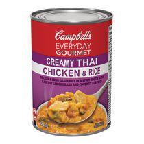 Campbell Everyday Gourmet Creamy Thai Chicken & Rice Soup