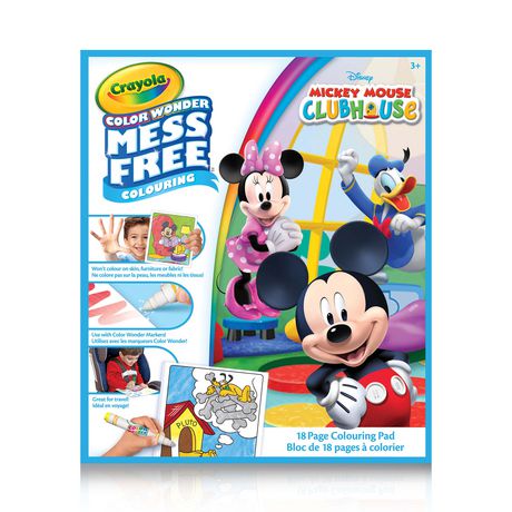 Color Wonder Mickey Mouse Clubhouse Mess Free Colouring Pad