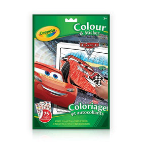 Cars 3 Colour & Sticker Book