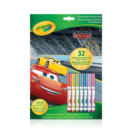 Cars 3 Colouring and Activity Pad