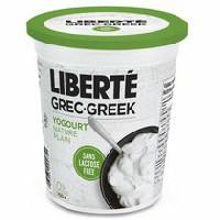 Liberté Lactose Free Greek Yogourt 0% MF- Nature Plain