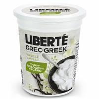 Liberte Greek 2% M.F Vanilla Organic Yogurt