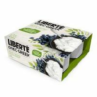 Liberté Greek 0% M.F Blueberry Organic Yogourt