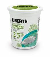 Liberté 2.5% M.F Plain Organic Probiotic Yogourt
