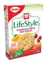 Peek Freans Lifestyle Selections Cranberry Citrus Oat Crunch Cookies