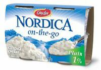 Nordica on-the-go Single Serve Plain 1% M.F. Cottage Cheese