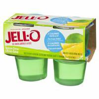 JELL-O Refrigerated Ready-to-Eat Gelatin Lemon Lime Gel Snacks