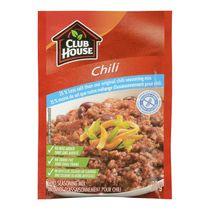 Club House 25% Less Salt Gluten-Free Chili Seasoning Mix