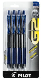 G2 Retractable Refillable Rolling Blue Ball Pens