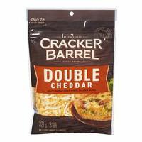 Cracker Barrel Double Cheddar Cheese Shreds