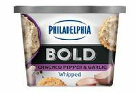 Philadelphia Whipped Bold Cracked Pepper & Garlic