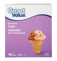 Great Value Ice Cream Cups