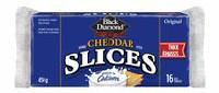 Black Diamond Cheddar Style Thick Cheese Original Slices