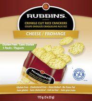 Rubbins Gluten Free Cheese Crinkle Cut Rice Crackers