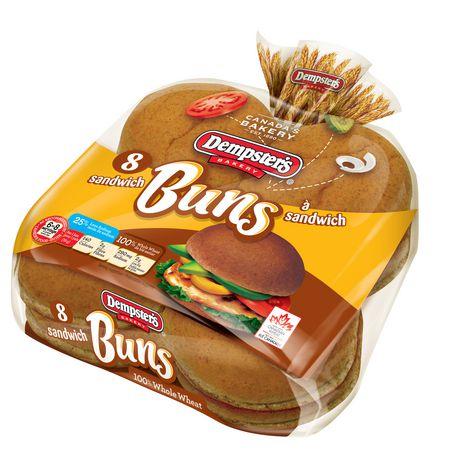 Dempster's® Originals 100% Whole Wheat Sandwich Buns