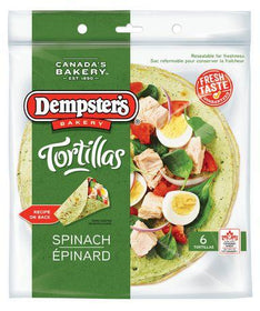 Dempster's 10" Spinach Tortillas