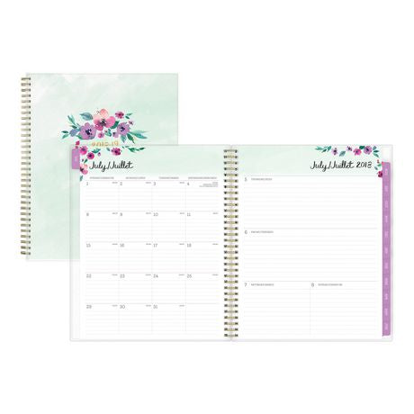 Lovely Bough Large Weekly/Monthly Pp Planner for 2018-19