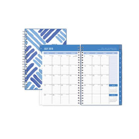Crosshatch Medium Weekly/Monthly Cyo Planner for 2018-19
