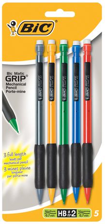 Matic Grip Mechanical 0.7mm Black Pencils