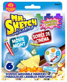 Movie Time Scented Washable Markers