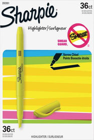 Sharpie Fluorescent Yellow Chisel Tip Pocket Highlighters