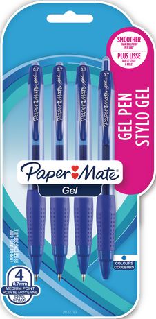 Medium Point 0.7mm Blue Colors Gel Pens