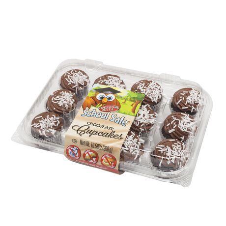 School Safe Mini Chocolate Cupcakes