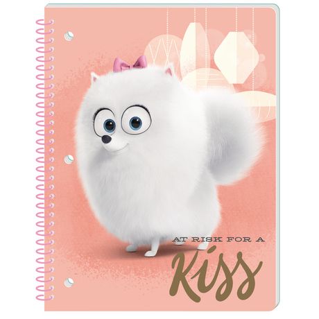 Secret Life of Pets 10.5" x 8" 'At Risk for a Kiss' Subject Notebook