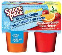 Snack Pack® Reduced Sugar Strawberry and Orange Juicy Gels® Pack